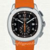Patek Philippe Aquanaut 5968A-001 42mm Men Silver-tone Black Dial