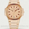 Patek Philippe Nautilus 7118/1300R-001 Rose Gold-plated Diamond Bezel Replica Watch