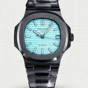 Patek Philippe Nautilus 5711 40mm Luminous Light blue Dial Replica Watch