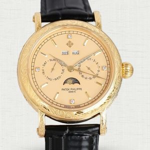 Patek Philippe Grand Complications 5270P-434 Cream Yellow Dial Replica Watch
