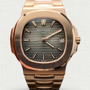 Patek Philippe Nautilus 5711/1R-001 40mm Brown Dial Rose Gold Replica Watch