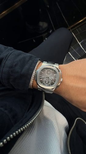 Patek Philippe Nautilus 42mm 5990/1A-011 Men's Silver-tone Blue Dial photo review