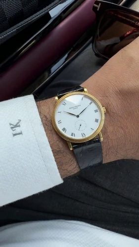 Patek Philippe Calatrava 5119R-001 39mm White Dial Rose Gold Replica Watch photo review