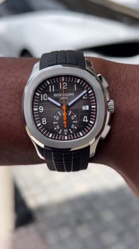 Patek Philippe Aquanaut 5968A-002 Men 42mm Silver-tone photo review
