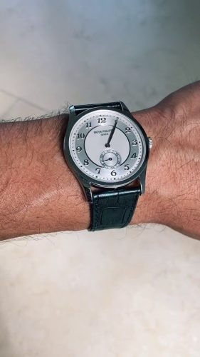 Luxury Swiss Patek Philippe Calatrava 5196P-001 Replica Watch – Elegant White Dial With Sapphire Crystal photo review