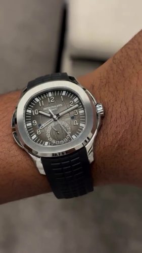 Patek Philippe Aquanaut Men's 40mm 5164A-001 Black-tone Grey Dial photo review