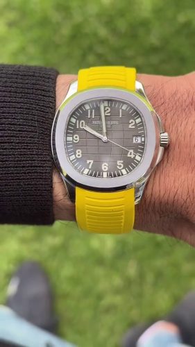 Patek Philippe Aquanaut 5968A-001 42.2mm Rb2 Dark Grey Dial Replica Watch photo review