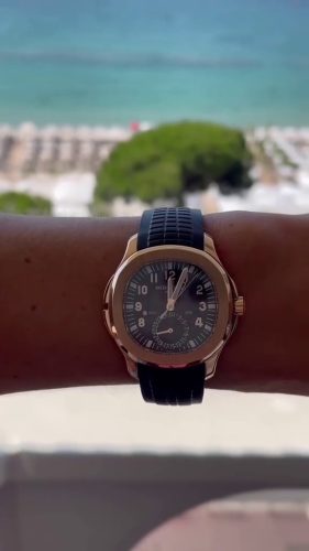 Patek Philippe Aquanaut 40mm 5164R-001 Men Brown Dial photo review