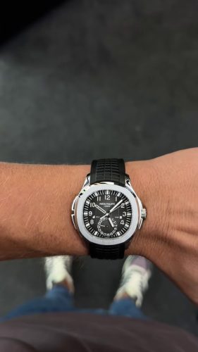 Patek Philippe Aquanaut Men's 40mm 5164A-001 Black-tone Grey Dial photo review