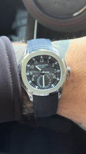 Patek Philippe Aquanaut Men's 40mm 5164A-001 Black-tone Grey Dial photo review