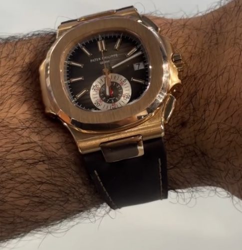 Patek Philippe Nautilus 40mm Men's 5980R-001 Brown-tone photo review