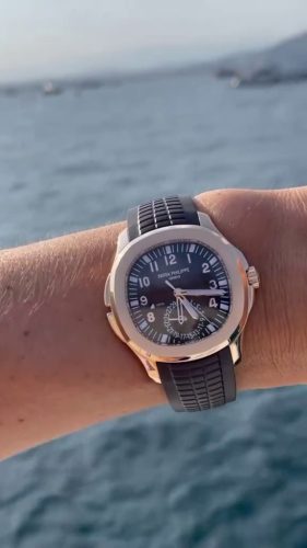 Patek Philippe Aquanaut 40mm 5164R-001 Men Brown Dial photo review