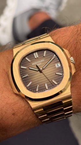 Patek Philippe Nautilus Men's 40mm 5711R-001 Rose Gold-tone Watch photo review