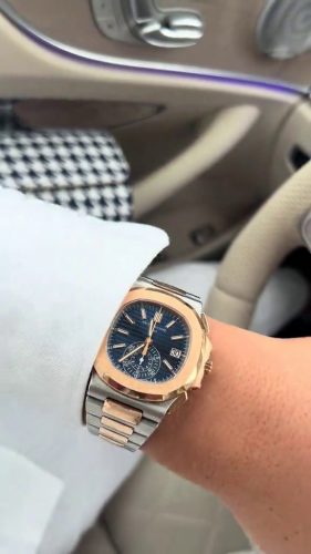 Patek Philippe Nautilus Men's 40mm 5980/1AR-001 Rose Gold-tone photo review