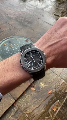 Patek Philippe Aquanaut Men's 40mm 5164A-001 Black-tone Grey Dial photo review