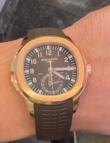Patek Philippe Aquanaut 40mm 5164R-001 Men Brown Dial photo review