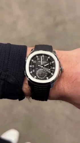 Patek Philippe Aquanaut Men's 40mm 5164A-001 Black-tone Grey Dial photo review