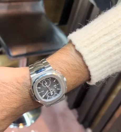 Patek Philippe Nautilus 42mm 5990/1A-011 Men's Silver-tone Blue Dial photo review