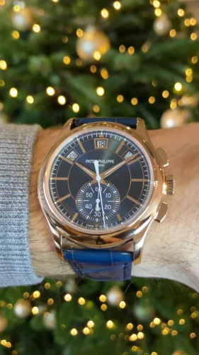 Patek Philippe Grand Complications 5905R-010 Rose Gold Blue Dial Replica Watch photo review