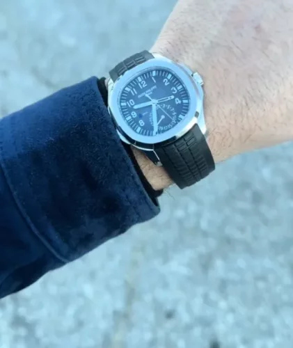 Patek Philippe Aquanaut Men's 40mm 5164A-001 Black-tone Grey Dial photo review
