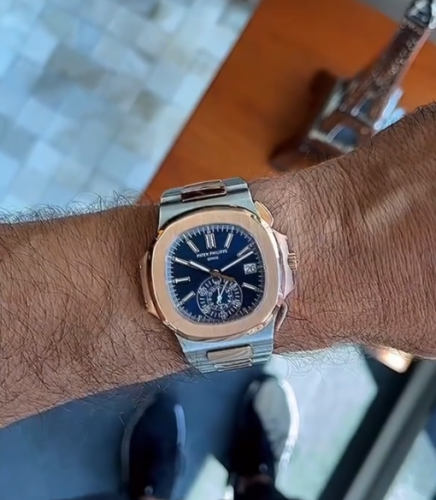 Patek Philippe Nautilus Men's 40mm 5980/1AR-001 Rose Gold-tone photo review