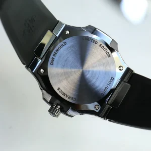AMG DiW-AET Patek Philippe Nautilus 5711 Replica Gradient Night Blue Dial 40mm Black DLC 904L Steel Case Watch Case Back