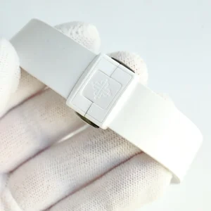 AMG DiW-AET Patek Philippe Nautilus 5711 Replica Tiffany Blue Dial White Ceramic Case White Rubber Strap Luxury Watch Strap