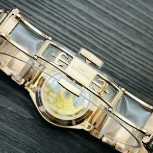 Luxury Patek Philippe Twenty~4 7300/1200R-011 Replica Gold Dial Stainless Steel Case 36mm Ladies Watch Clasp