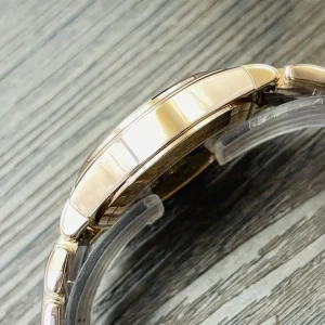 Luxury Patek Philippe Twenty~4 7300/1200R-011 Replica Gold Dial Stainless Steel Case 36mm Ladies Watch Side View 1