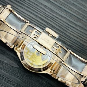 Luxury Super Clone Patek Philippe Twenty~4 7300/1200R-001 Replica Brown Dial Rose Gold Plated Stainless Steel Case Ladies Watch Clasp
