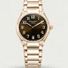 Luxury Super Clone Patek Philippe Twenty~4 7300/1200R-001 Replica Brown Dial Rose Gold Plated Stainless Steel Case Ladies Watch First Image