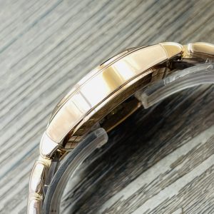 Luxury Super Clone Patek Philippe Twenty~4 7300/1200R-001 Replica Brown Dial Rose Gold Plated Stainless Steel Case Ladies Watch Side View 1