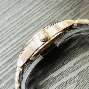 Luxury Super Clone Patek Philippe Twenty~4 7300/1200R-001 Replica Brown Dial Rose Gold Plated Stainless Steel Case Ladies Watch Side View 2
