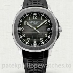 Patek Philippe Aquanaut 5167A-001 Replica Black Embossed Dial 40mm Men's Watch