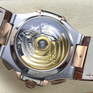 Patek Philippe Nautilus 5980-1AR-001 Brown Leather StrapFond de boîte montre