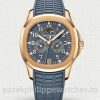 Replica Patek Philippe Aquanaut Luce Annual Calendar 5261R-001, 39.9mm Rose-Gold-Tone Case, Blue-Gray DialImage principale produit