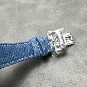 Luxury AAAAA Patek Philippe Nautilus 5980/60G-001 Replica Opaline Blue-Gray Horizontal Embossed Dial 40.5mm Men's Watch Clasp