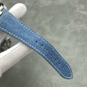 Luxury AAAAA Patek Philippe Nautilus 5980/60G-001 Replica Opaline Blue-Gray Horizontal Embossed Dial 40.5mm Men's Watch Strap