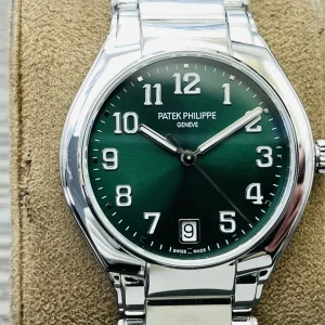 Luxury Patek Philippe Twenty~4 7300/1200A-011 Replica Green Sunburst Dial Women’s Automatic Movement 36mm Watch Dial Detail