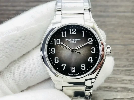 Patek Philippe Twenty~4 7300/1200A Replica 36mm Grey Black-Gradated Dial Dial Stainless Steel Bracelet Ladies Super Clone Watch QC Check