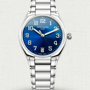 Super Clone Luxury Patek Philippe Twenty~4 7300/1200A Blue Dial Stainless Steel Bracelet 36mm Ladies Watch Main Image