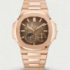 UMI 1:1 Super Clone Patek Philippe Nautilus 5712/1R-001 Replica Brown Gradient Dial Rose Gold Tone 40mm Ultra-Thin Case Watch Main Image