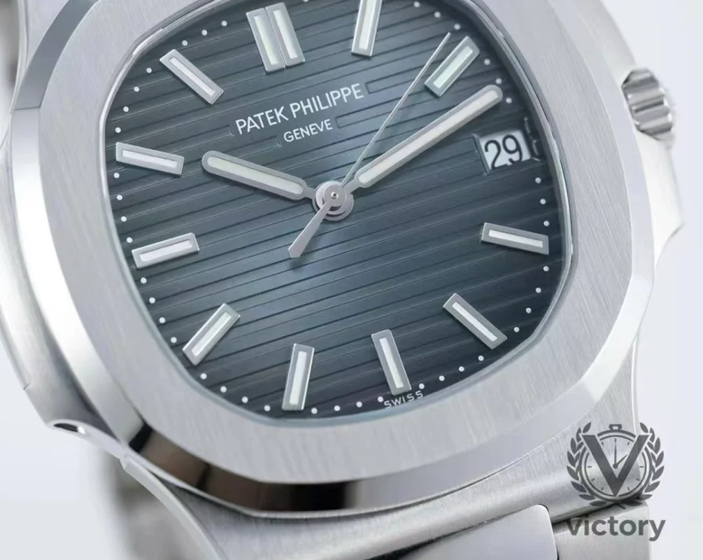 Victory Factory Patek Philippe Nautilus 5711: Dial Color, Printing, and Hour-Marker Details Under Macro Inspection