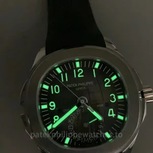 Patek-Philippe-Aquanaut-5164A-001-Replica-40.8mm-Dark-Brown-Dial-Mens-Travel-Time-Automatic-Luxury-Sports-Watch-Luminescence