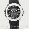 Patek-Philippe-Aquanaut-5164A-001-Replica-40.8mm-Dark-Brown-Dial-Mens-Travel-Time-Automatic-Luxury-Sports-Watch-Main-Image