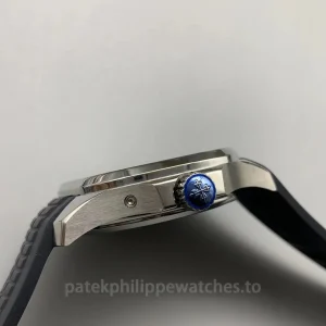 Patek-Philippe-Aquanaut-5164A-001-Replica-40.8mm-Dark-Brown-Dial-Mens-Travel-Time-Automatic-Luxury-Sports-Watch-Right-Side