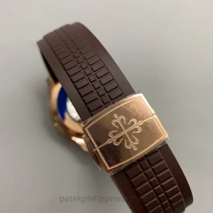 Patek Philippe Aquanaut 5164R-001 Super Clone Rose Gold ToneClasp detail 2
