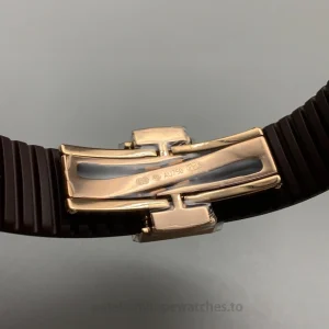 Patek Philippe Aquanaut 5164R-001 Super Clone Rose Gold ToneClasp detail 4