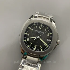 Patek-Philippe-Aquanaut-51671A-001-Replica-40.8mm-Automatic-Mens-Luxury-Watch-with-Anthracite-Dial-Dial-Detail-2