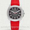 Patek Philippe Aquanaut 5167A-012 Replica Watch, 40.8 mm 904 Steel, Red Strap, Clone Caliber 324 S CImage principale produit